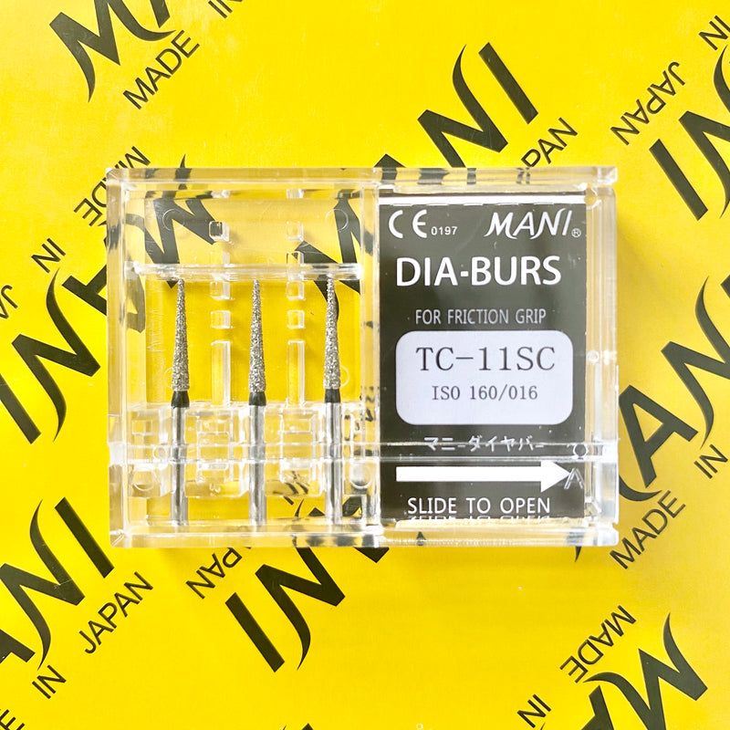 MANI DIA-BURS Black Super Coarse 10 Packs of 30 PCS