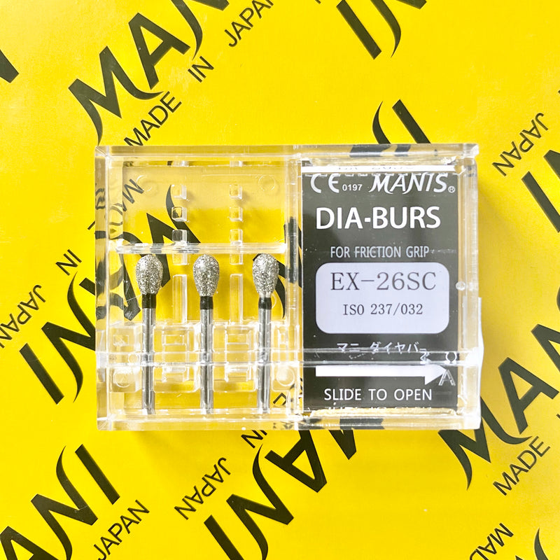 MANI DIA-BURS Black Super Coarse 10 Packs of 30 PCS