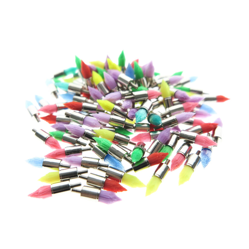 Screw-in Type Dental Brushes Tapered 500 PCS