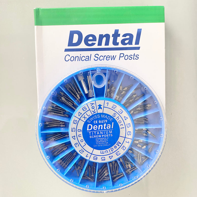 NORDIN Dental Conical Screw Posts Kit 120 pcs
