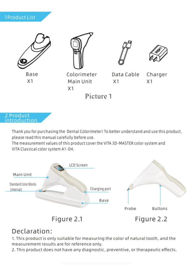 Dental Photoelectric Color Comparator