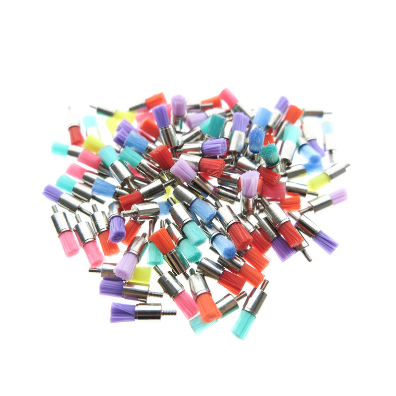 Screw-in Type Dental Brushes Flat 500 PCS
