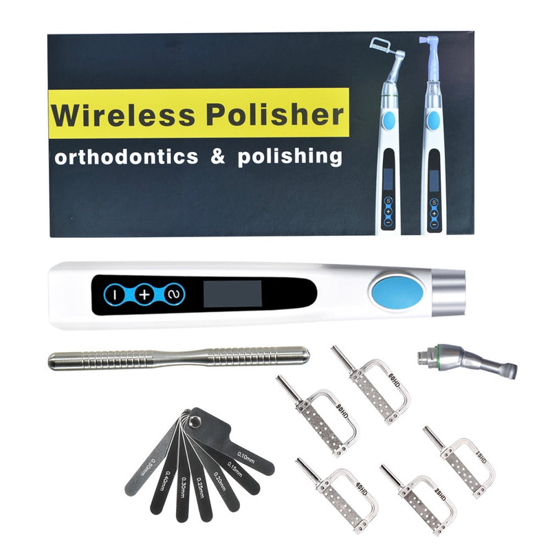 Cordless Electric Motor Dental Polishing Handpiece for IPR Strips & Prophy Angles