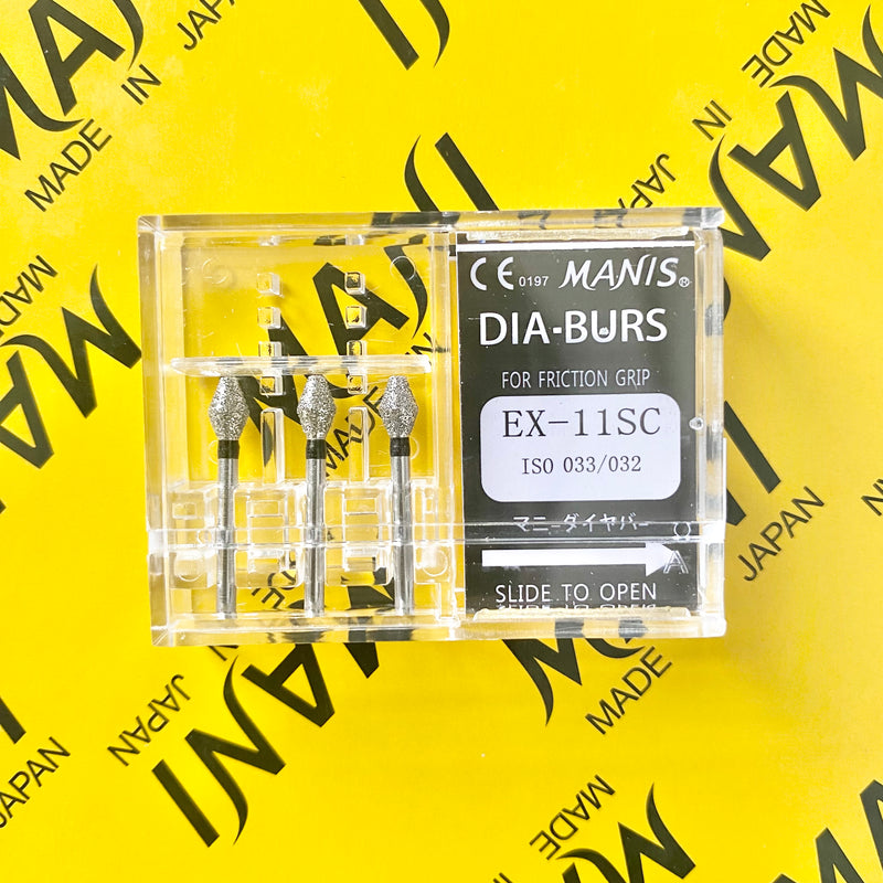 MANI DIA-BURS Black Super Coarse 10 Packs of 30 PCS