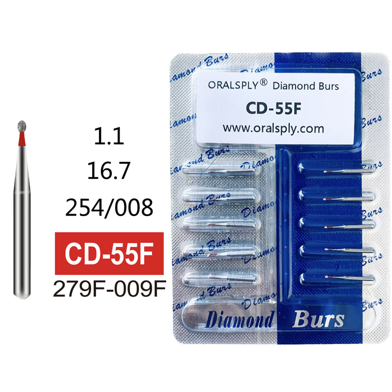 Oralsply FG High Quality Dental Diamond Burs 100 PCS
