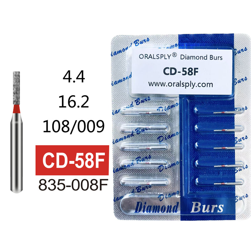 Oralsply FG High Quality Dental Diamond Burs 100 PCS