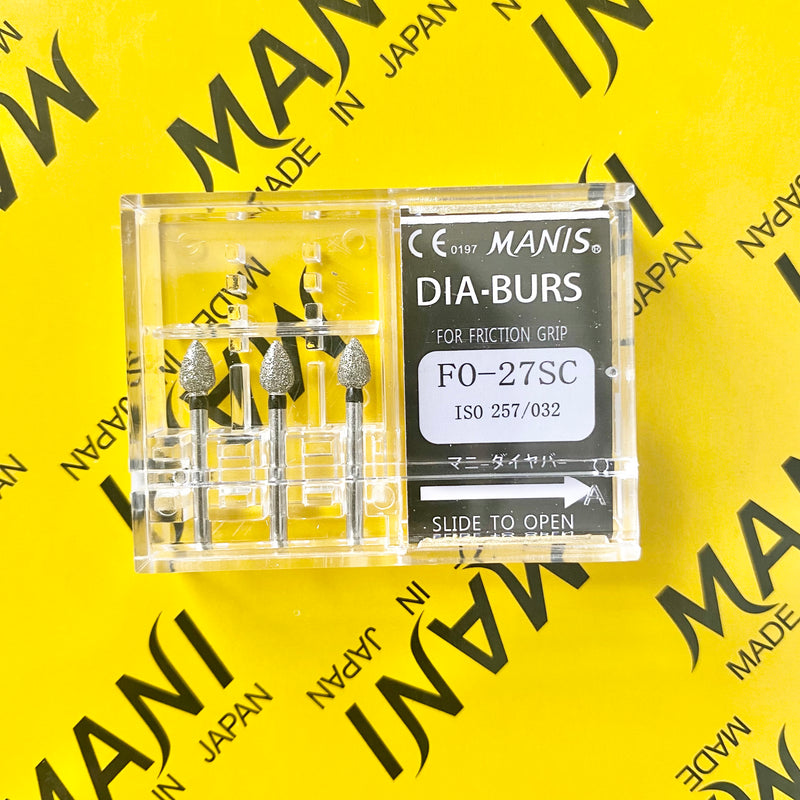 MANI DIA-BURS Black Super Coarse 10 Packs of 30 PCS