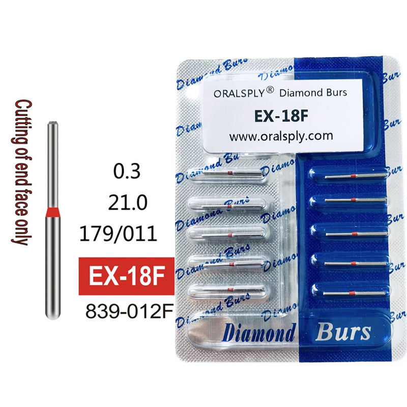 Oralsply FG High Quality Dental Diamond Burs 100 PCS