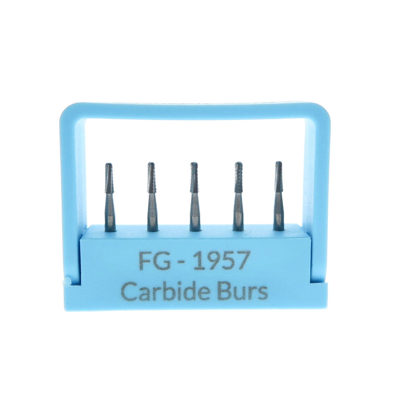 FG-1957 Straight Fissure Dome Dental Carbide Burs Set of 5 PCS