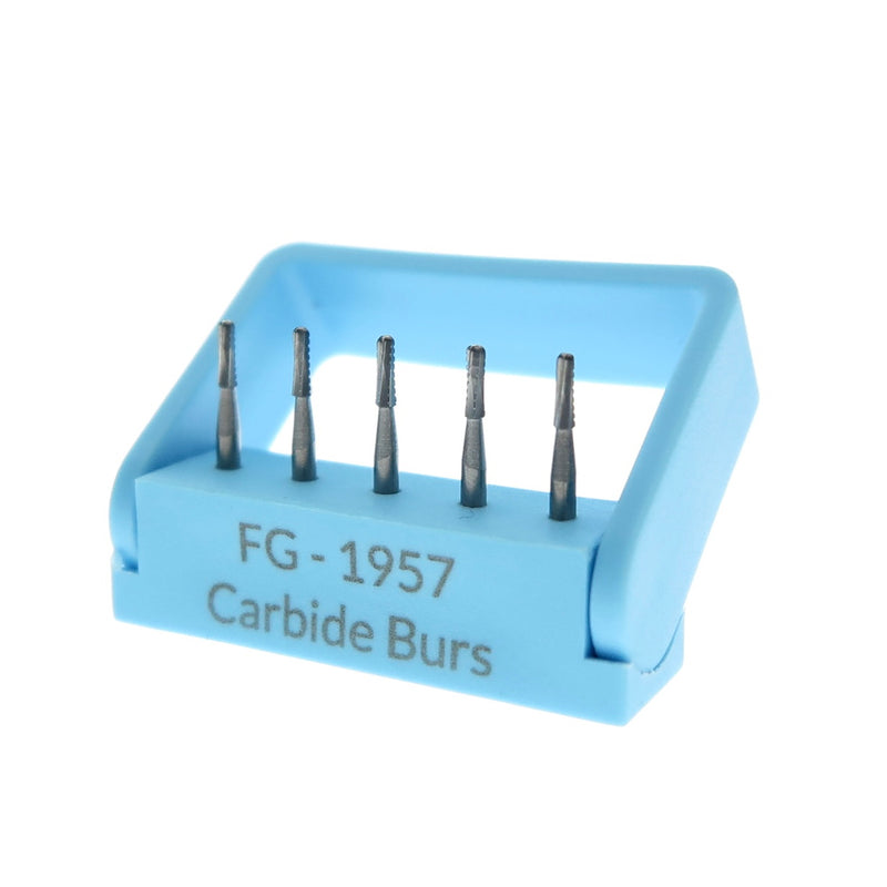 FG-1957 Straight Fissure Dome Dental Carbide Burs Set of 5 PCS