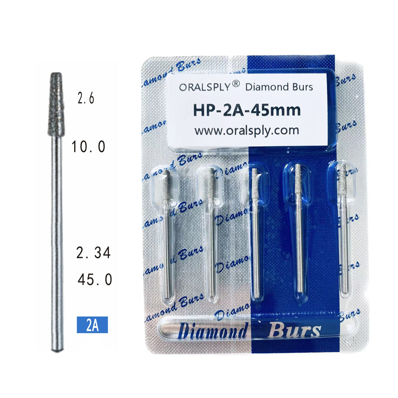 Oralsply HP Dental Diamond Burs 50 PCS