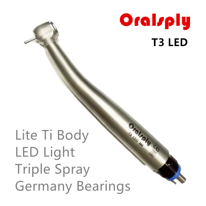 Oralsply T3 LED M4/B2 High Speed Air Turbine