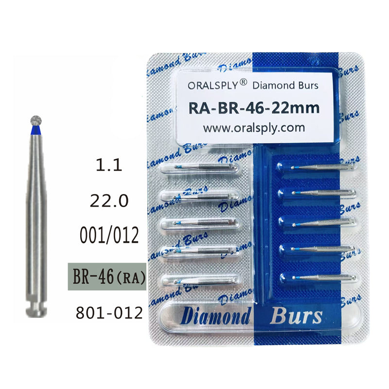 Oralsply RA Dental Diamond Burs 100 PCS