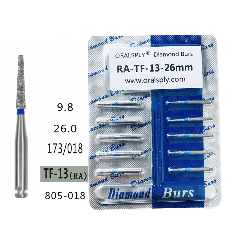 Oralsply RA Dental Diamond Burs 100 PCS