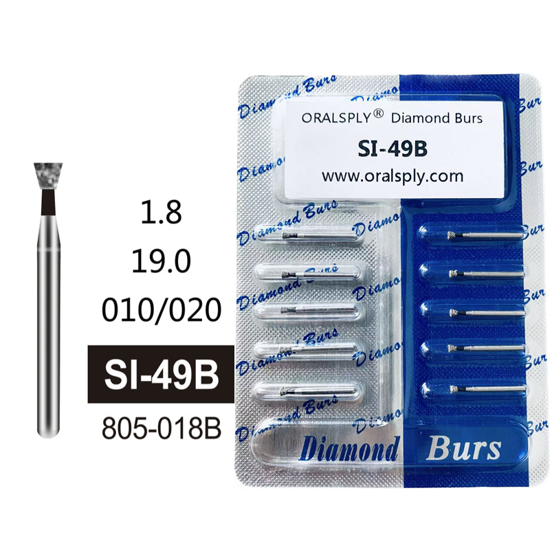 Oralsply FG High Quality Dental Diamond Burs 100 PCS