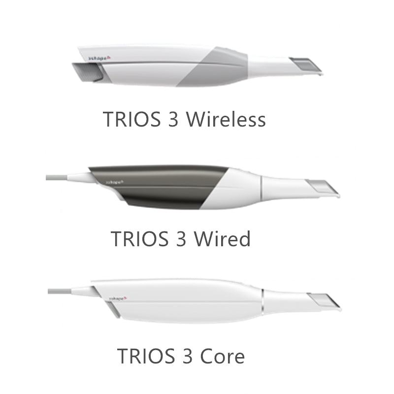 3 PCS Dental Scanner Tips with Mirror for 3Shape TRIOS 3