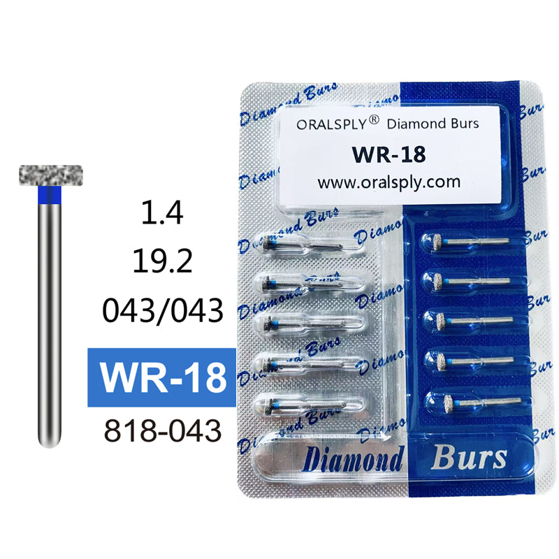 Oralsply FG High Quality Dental Diamond Burs 100 PCS