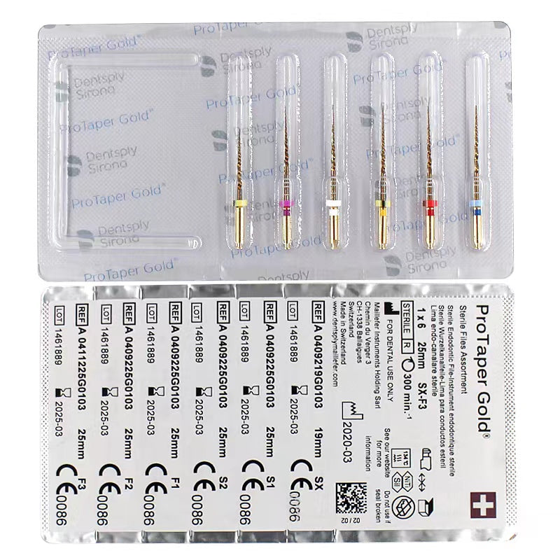 Dentsply Sirona ProTaper Gold SX-F3 Assorted