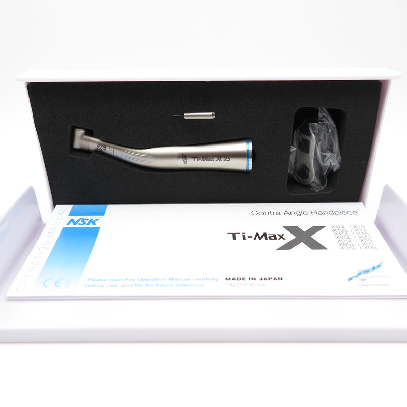 NSK Ti-Max X25 1:1 Internal Contra Angle for RA/CA Burs