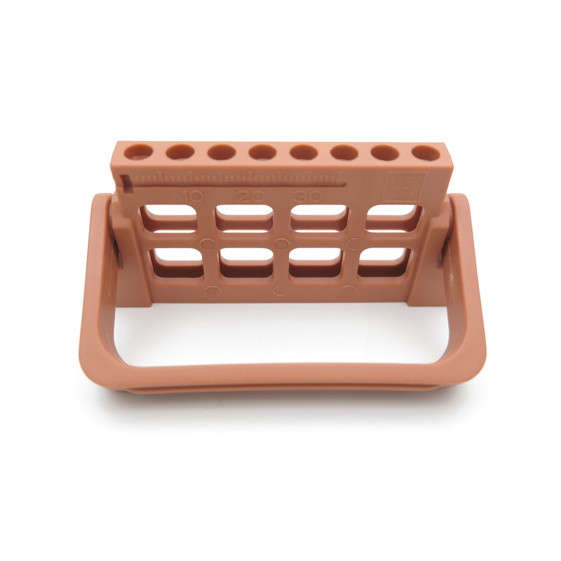 10 pcs Endo Files Stand Holder Measuring Ruler 8 Holes