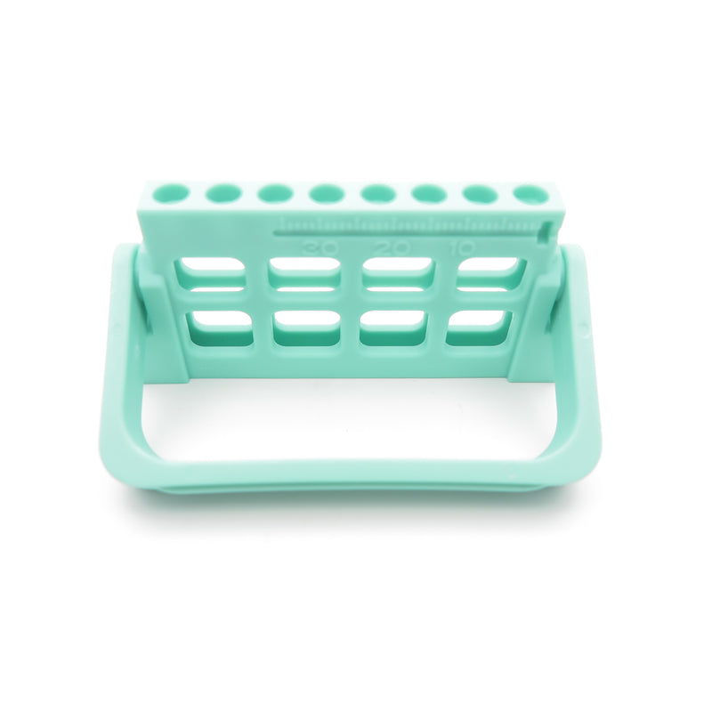 10 pcs Endo Files Stand Holder Measuring Ruler 8 Holes