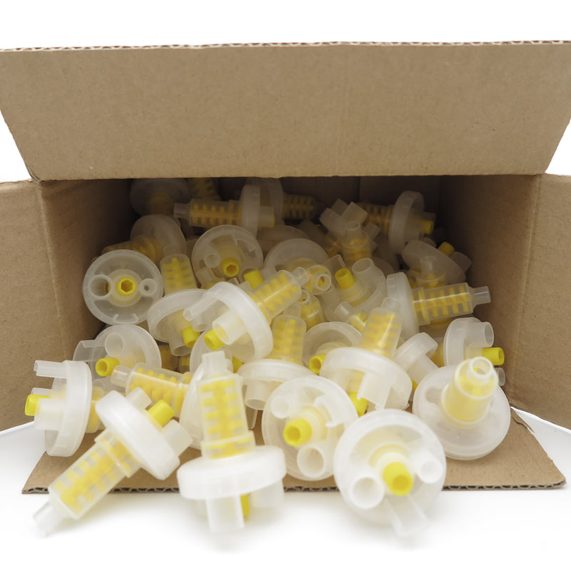 50 PCS DYNAMIC MIXING TIPS 5:1 RATIO YELLOW