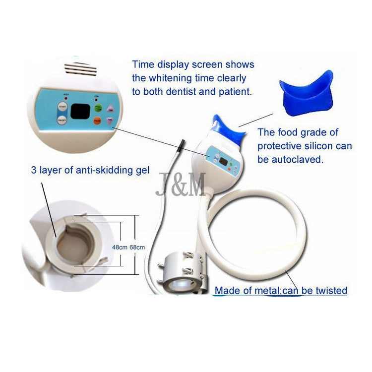 LED Cold Light Accelerator Teeth Whitening Lamp with Arm Holder