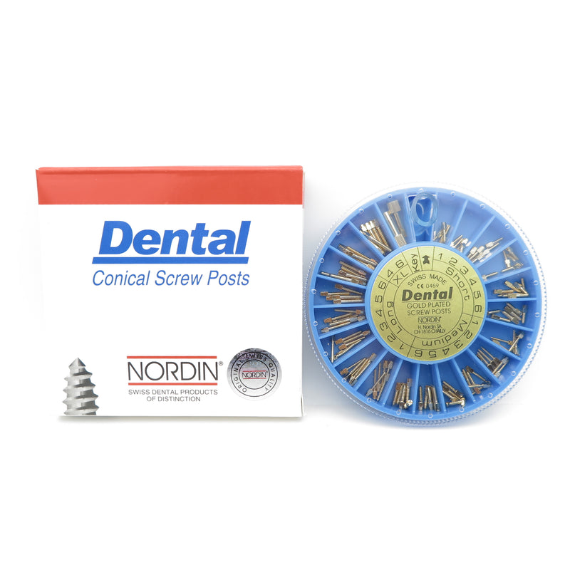 NORDIN Dental Conical Screw Posts Kit 120 pcs