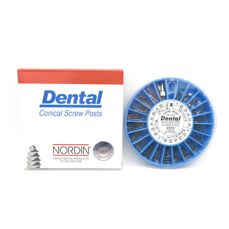 NORDIN Dental Conical Screw Posts Kit 120 pcs