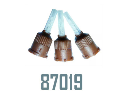 STATIC MIXING TIPS BROWN 1:1 RATIO WITH NOZZLES 50/BAG