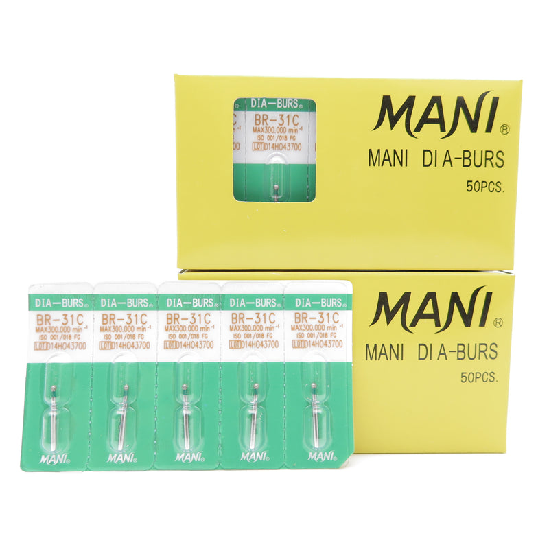 MANI DIA-BURS COARSE GRIT 2 BOXES OF 100 PCS