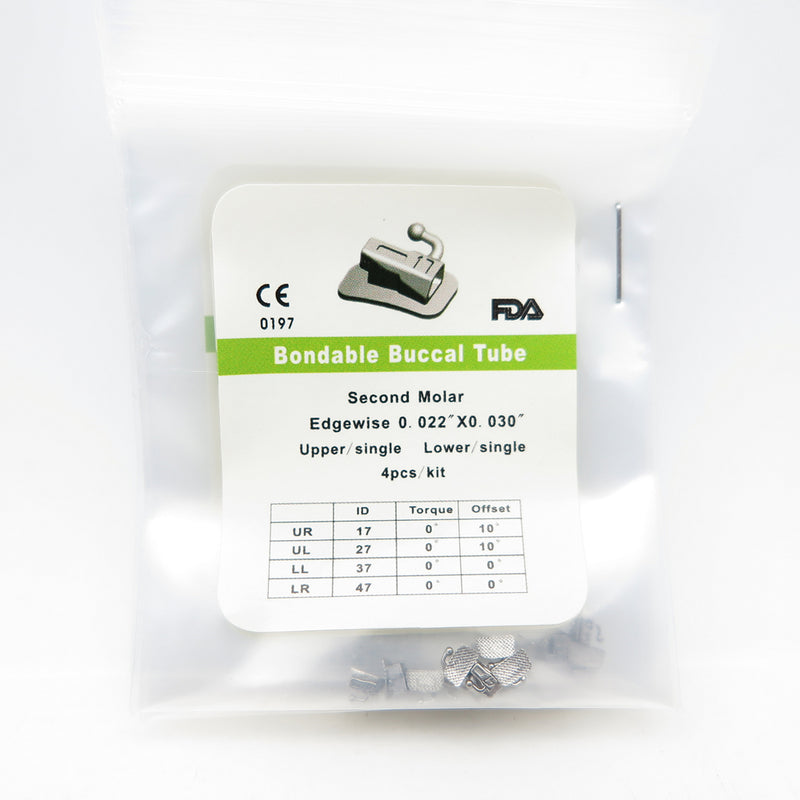 Bondable Buccal Tube 10 Kits