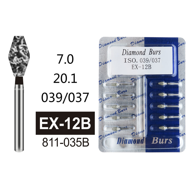 Oralsply FG High Quality Dental Diamond Burs 100 PCS
