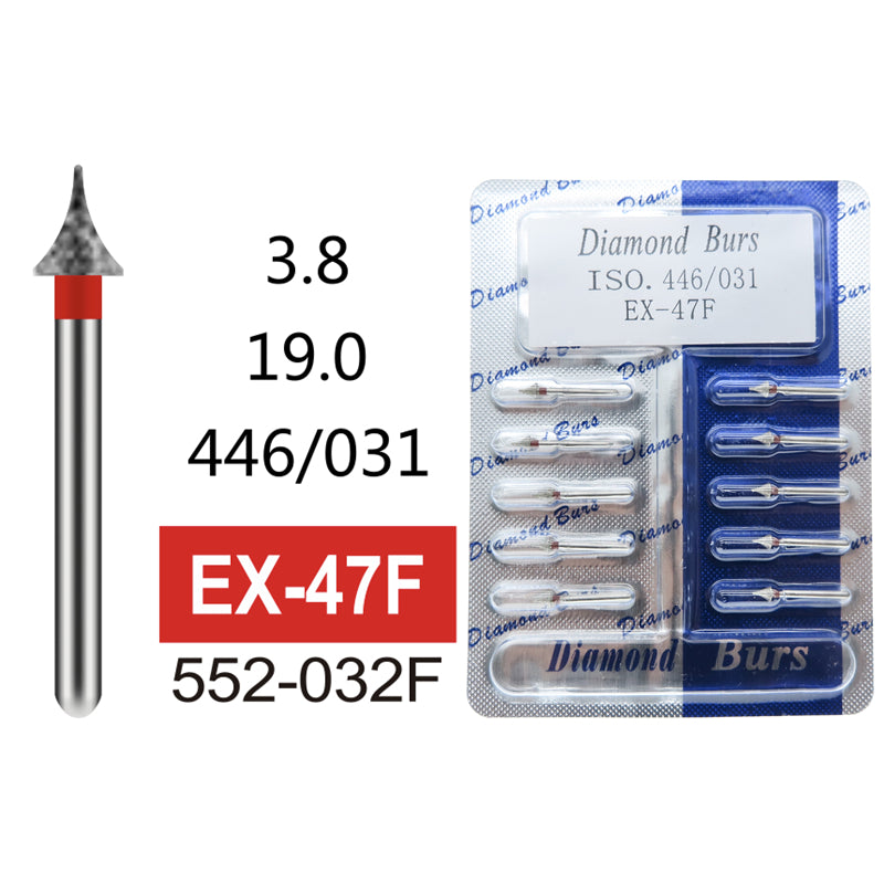 Oralsply FG High Quality Dental Diamond Burs 100 PCS