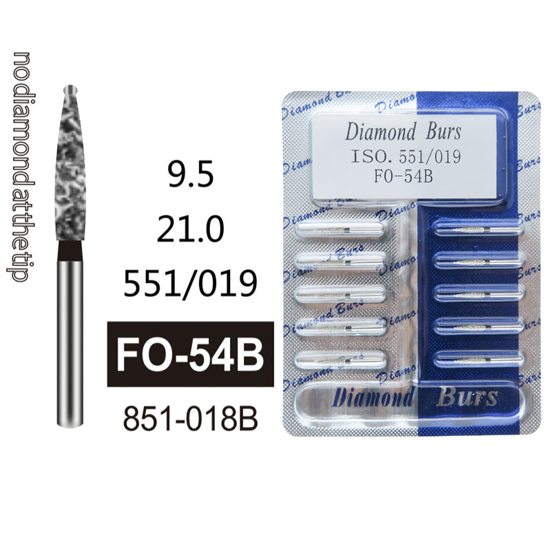 Oralsply FG High Quality Dental Diamond Burs 100 PCS