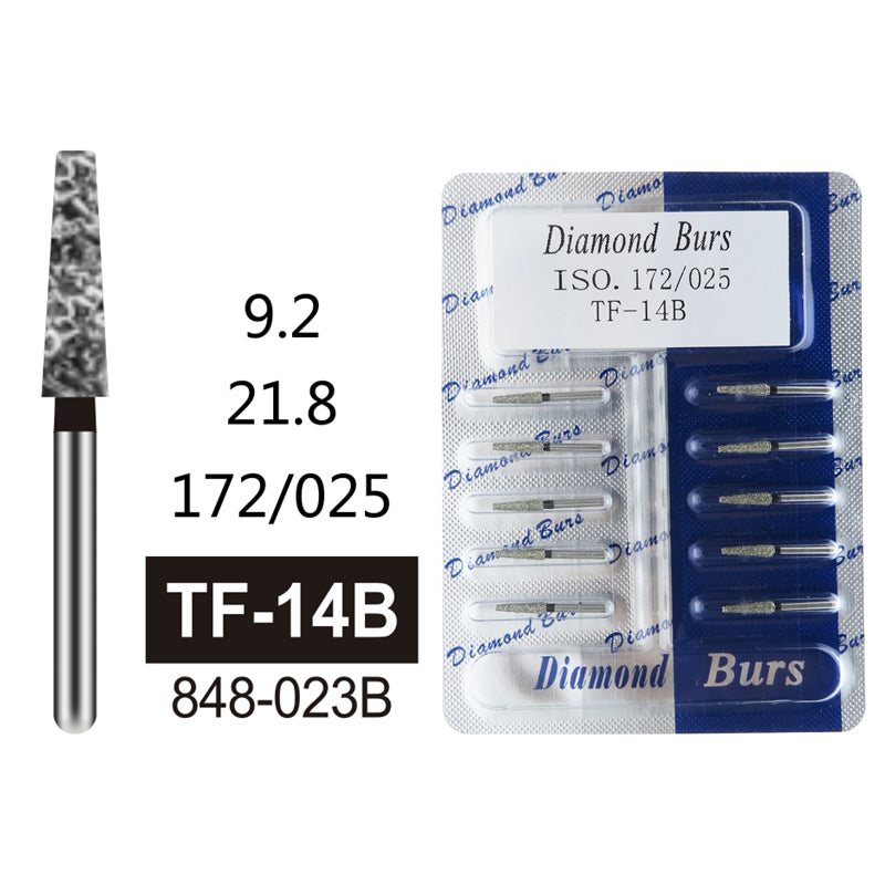 Oralsply FG High Quality Dental Diamond Burs 100 PCS