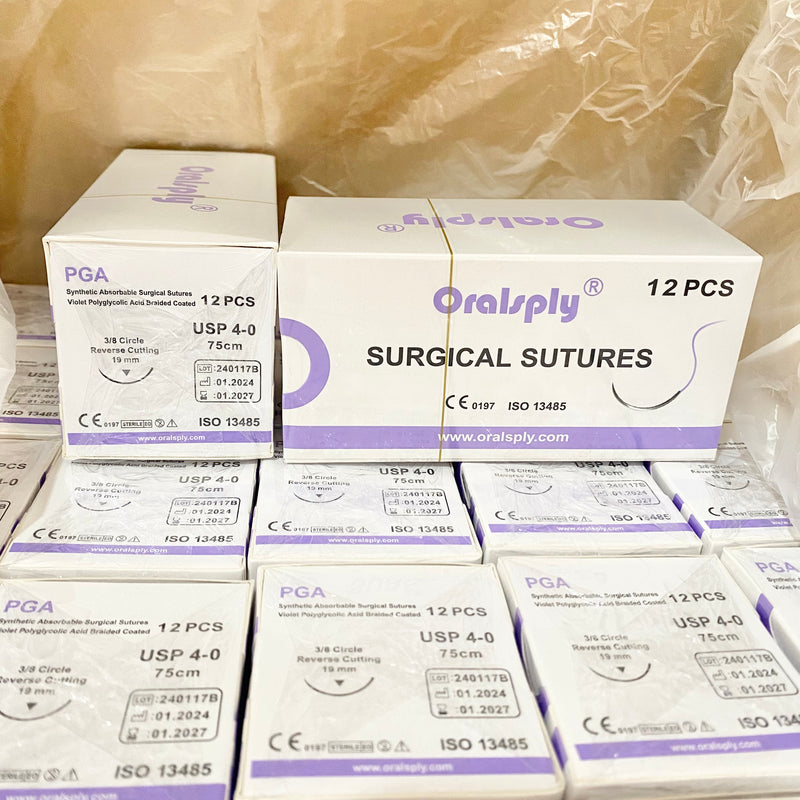 Oralsply Surgical Sutures PGA 4-0
