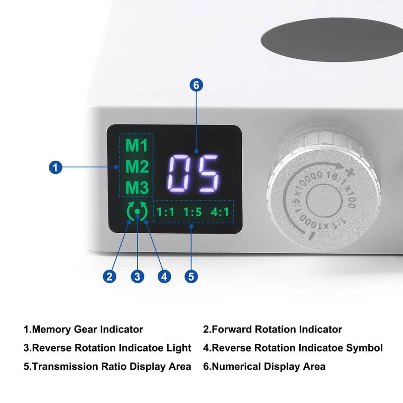 Brushless Dental Electric Micro Motor with LED Light Internal Water Spray