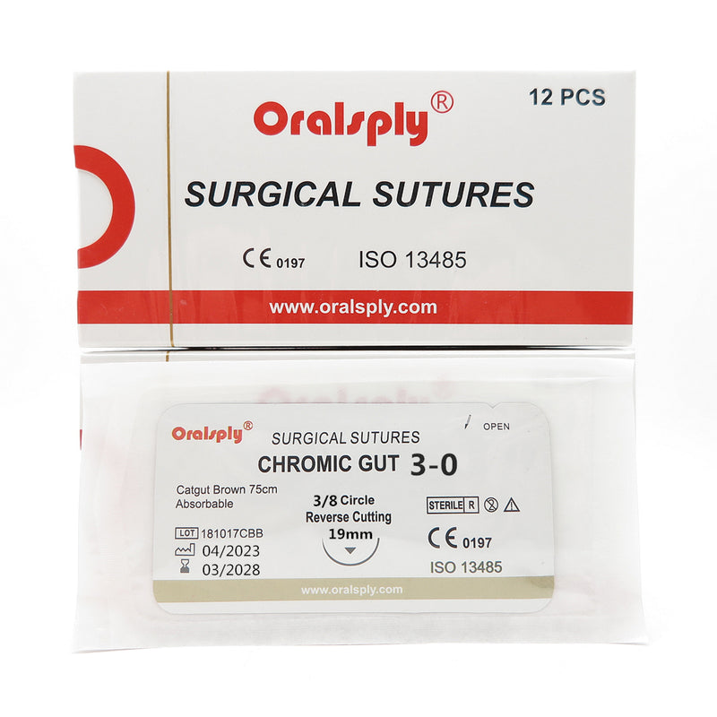 Surgical Sutures CHROMIC GUT 3-0
