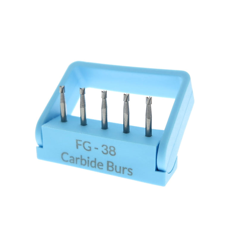 FG-38 Inverted Cone Dental Carbide Burs Set of 5 PCS