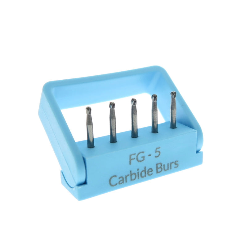 FG-5 Ball Round Dental Carbide Burs Set of 5 PCS
