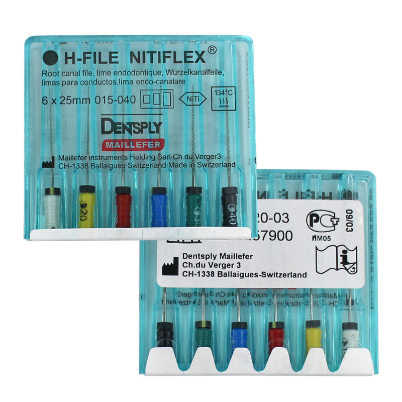 Dentsply Maillefer K-FILE NITIFLEX 1 Box of 12 Packs