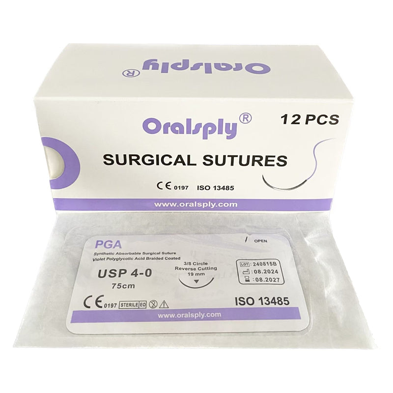 Oralsply Surgical Sutures PGA 4-0 / 3-0