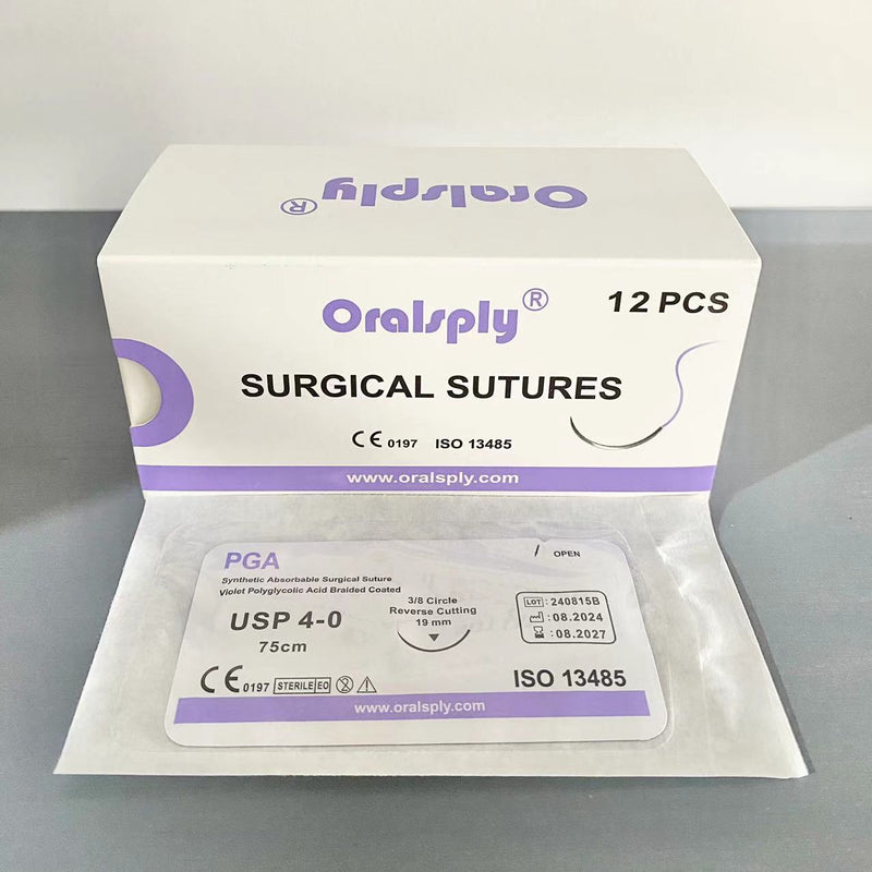 Oralsply Surgical Sutures PGA 4-0