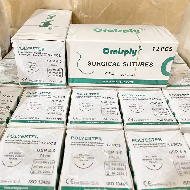 Oralsply Surgical Sutures POLYESTER 4-0