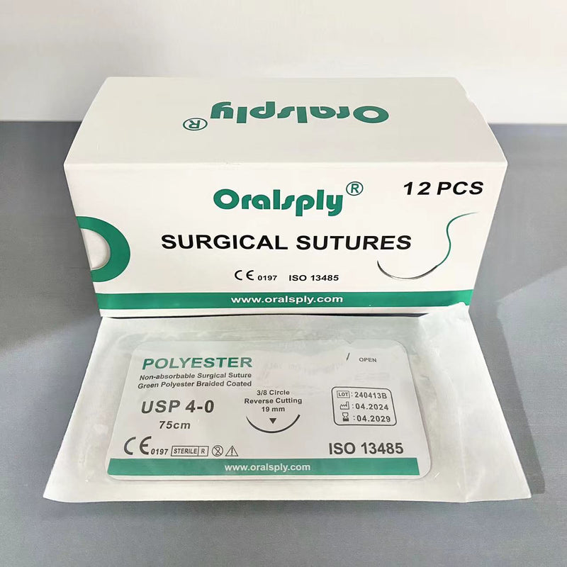 Oralsply Surgical Sutures POLYESTER 4-0