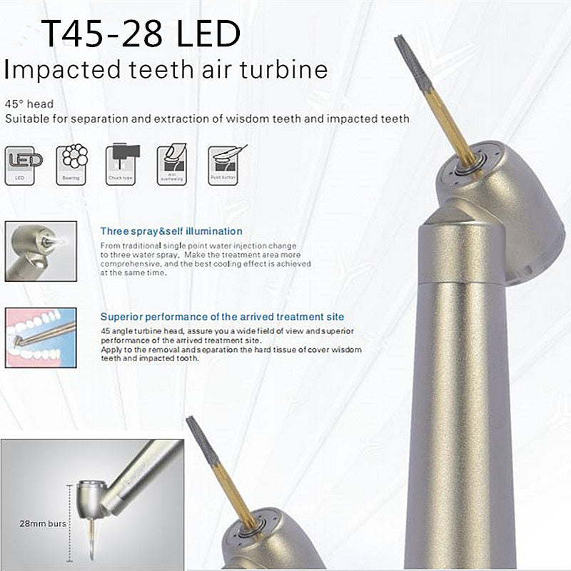 Oralsply T45-28 LED Dental Surgical Handpiece