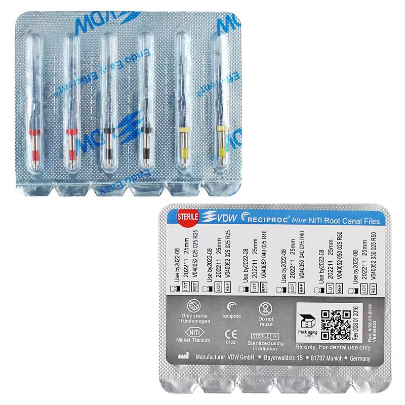VDW RECIPROC BLUE 1 Pack of 6 Files
