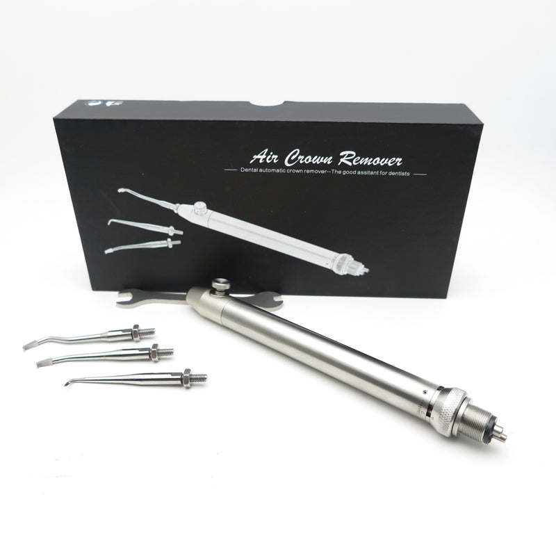 Automatic Crown Remover Handpiece & Tips Air Driven 4-Hole