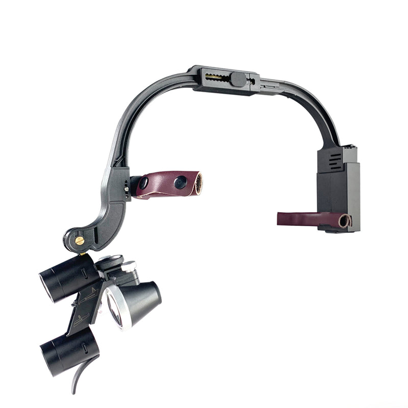 3.5X Cordless Surgical Loupes with Double HeadLight